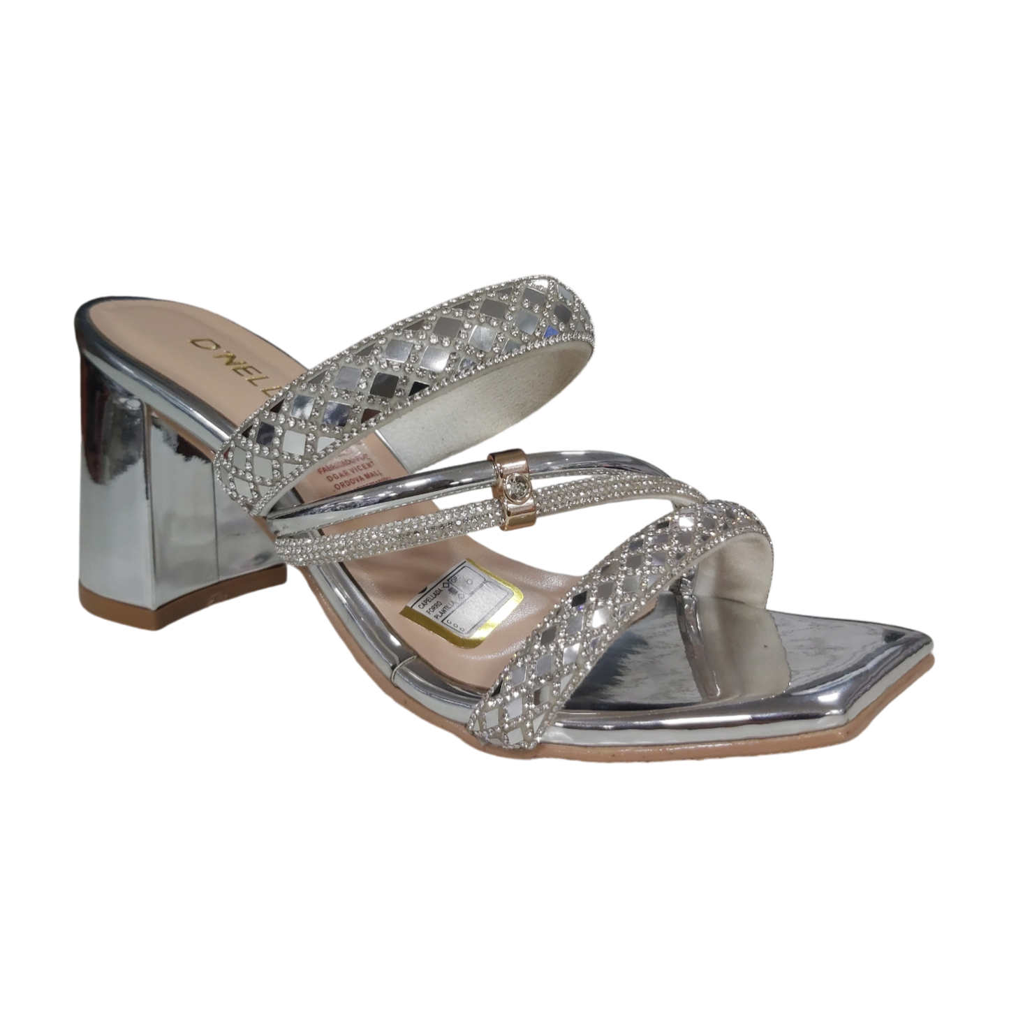 Taco Medio Dos Tiras Aplique D´Nella