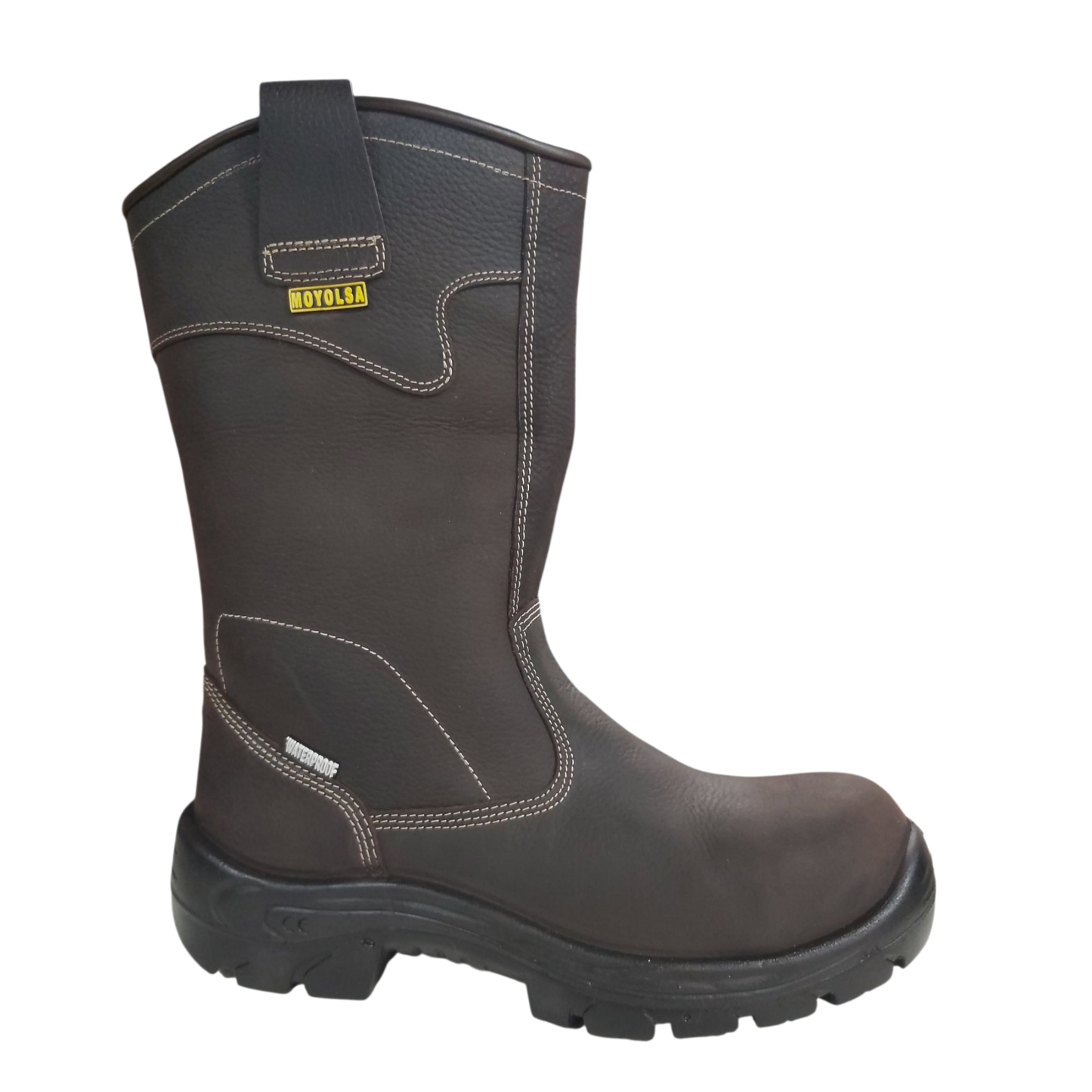 Bota Soldador Moyolsa Tejena Inyectada Cuero